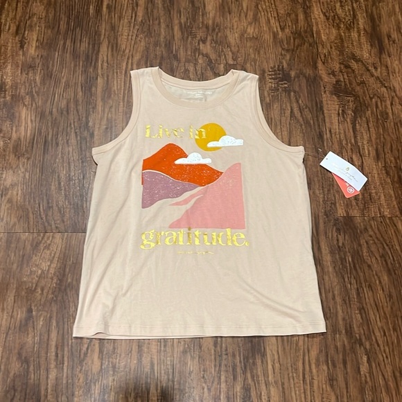 NWT Spiritual Gangster Live in Gratitude Essential Tank Small - Picture 3 of 10